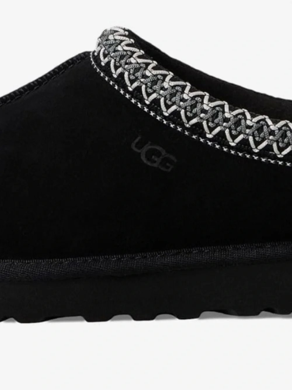 Ugg Tansman 2 boys sz 3 black slippers